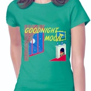 Women’s “Out of Print” Goodnight Moon tee, size XXL (NWT).   Slim cut/juniors